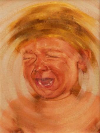 3-bebe oleo tela 35x 30cm 2009
