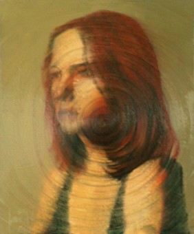 9 -pelirroja oleo tela 40x 30cm 2001