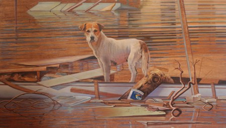 new orleans oleo sobre madera 120x  240cm 2012
